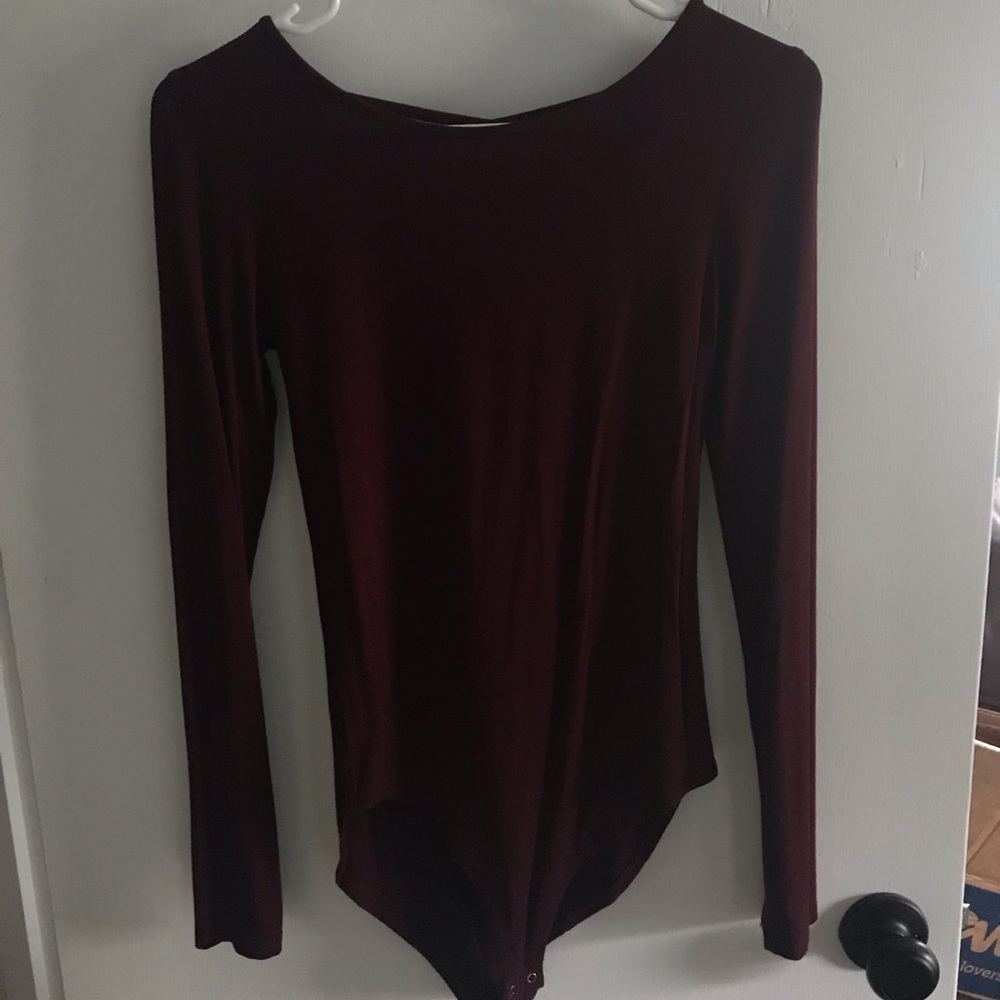 Open back body suit